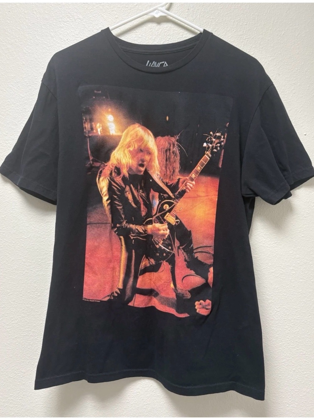 Slayer Black Graphic Print Crew Neck Short Sleeve Cotton T-Shirt Size LG